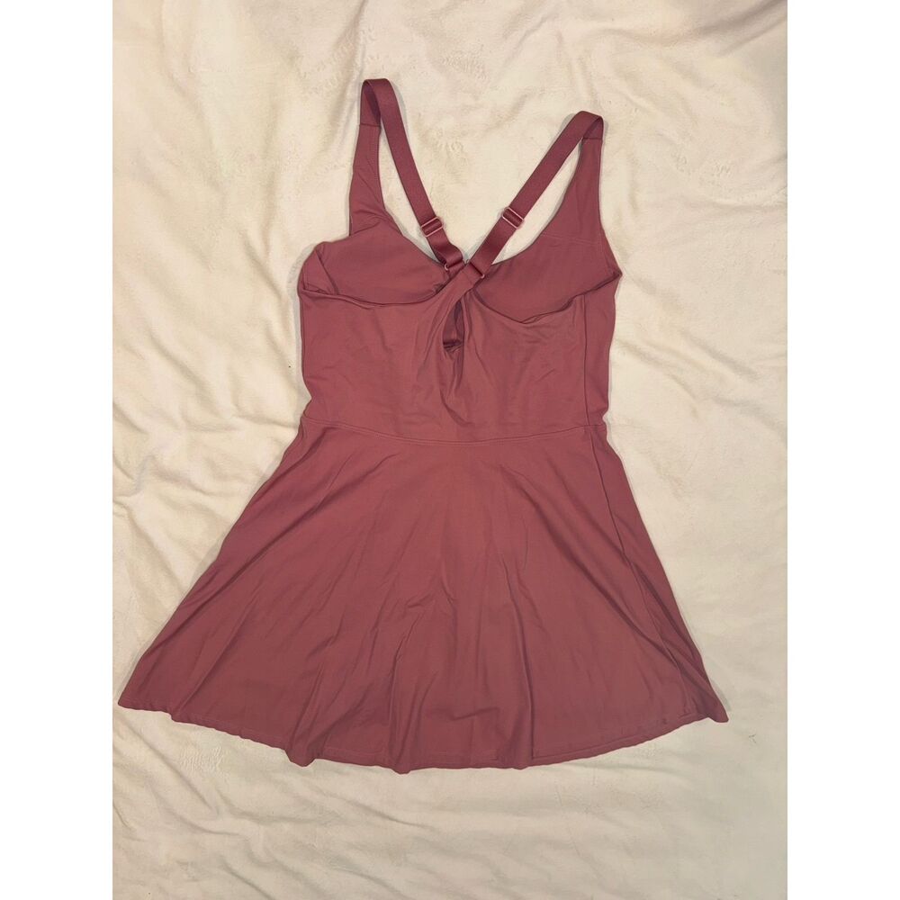 Iuga Coral Sleeveless Tennis Mini Dress with Built In Shorts & Bra Small (564)